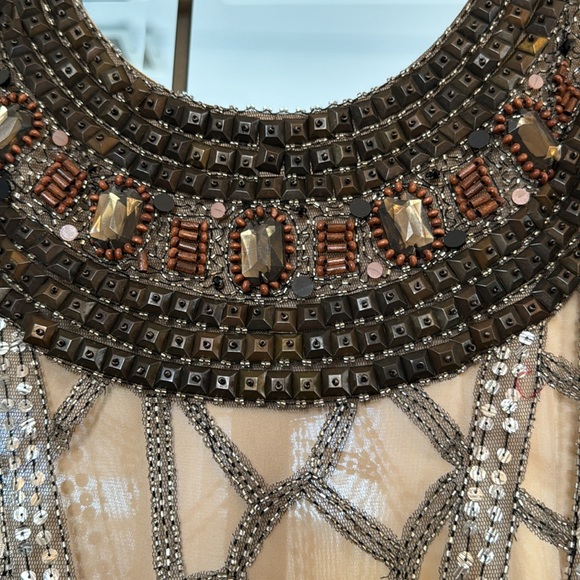 Vintage Cache sequin beaded dress - Picture 5 of 7